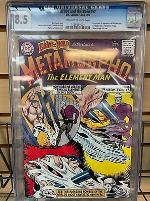 Buy CGC 8.5 Brave And The Bold #57 DC 1965 1st Metamorpho • 790.60£