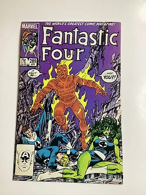 Buy Fantastic Four #289 9.0  (1986) - Nick Fury, Blastaar & Scourge App • 9.59£
