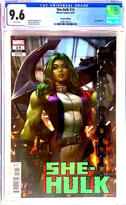 Buy She-hulk #14 (8'23) Cgc 9.6 Nm+ Derrick Chew Variant Edition Marvel Comics • 27.65£