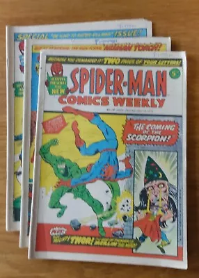 Buy Marvel Comics UK Spider-man #14 #15 #16 Original May/June 1973 - 51st Birthday • 5.65£