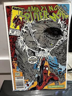 Buy Amazing Spider-Man #328 Newsstand McFarlane Hulk Cover Marvel • 11.99£