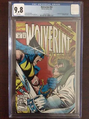 Buy CGC 9.8 Wolverine 54 X-Men White Pages • 59.38£