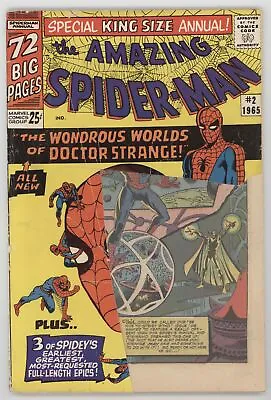 Buy Amazing Spider-Man Annual 2 Marvel 1965 FR Steve Ditko Stan Lee Doctor Strange • 26.02£