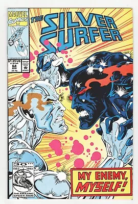 Buy Silver Surfer #64 - RON MARZ Story - RON LIM Cover Art VF/NM 9.0 • 1.32£