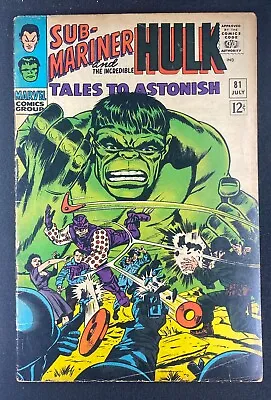 Buy Tales To Astonish (1959) #81 VG (4.0) Sub-Mariner Hulk 1st App Boomerang  • 15.80£
