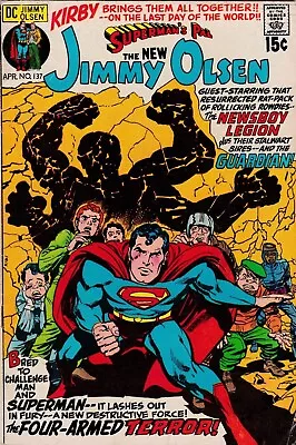 Buy Jimmy Olsen #137, April 1971!! Fine Condition!! Jack Kirby Dc Classic!! • 8.04£