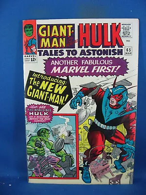 Buy Tales To Astonish 65 F Vf 1965 Hulk Marvel • 67.20£