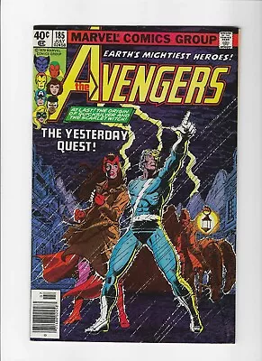 Buy Avengers #185 Newsstand Origin Quicksilver & Scarlet Witch 1963 Series Marvel • 20.54£