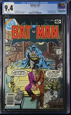 Buy BATMAN #313 CGC 9.4 1st Tim Fox-DC Comic Book-4393769009 • 140.11£