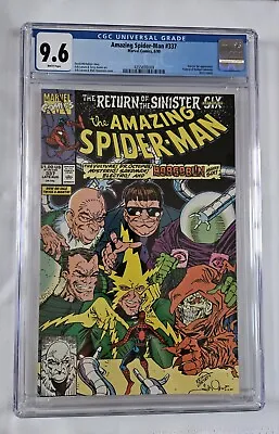 Buy Amazing Spider-Man #337: CGC 9.6, Marvel Comics, WHITE Pages (1990) • 69.95£