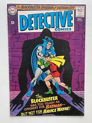 Buy DETECTIVE COMICS #345 ORIGIN & 1ST Appearance BLOCKBUSTER  1965 DC COMICS • 19.76£