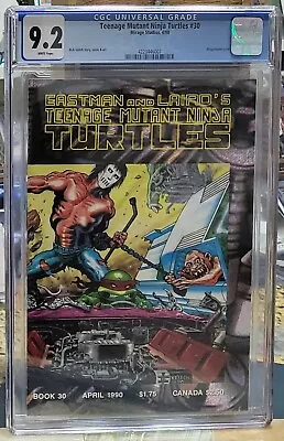 Buy Teenage Mutant Ninja Turtles #30 - Wraparound Cover - CGC Grade 9.2 - 1990 • 67.52£