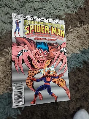 Buy Peter Parker Spectacular Spider-Man 65 Apr 1982 KRAVEN Very Fine VF 8.0 Marvel • 3.98£