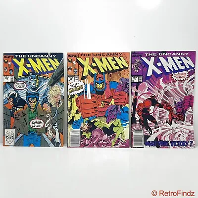 Buy The Uncanny X-Men #245, 246, 247 Marvel Comics 1989 • 34.39£