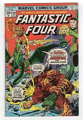 Buy 1975 Marvel Fantastic Four #160 Quicksilver, Arkon & Lockjaw Appearance Key Rare • 13.58£