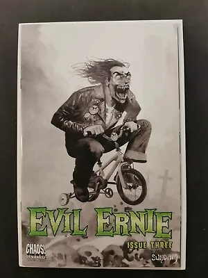 Buy Evil Ernie #3 NM- (2022) Suydam Bike Cover B&G 1:50 Dynamite Comics • 40£