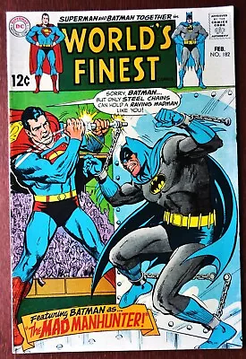 Buy World's Finest Comics #182 DC 1969 (G-VG) • 11.91£