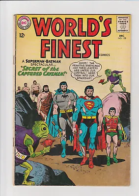 Buy Worlds Finest #138 G+ DC Comic 1963 Batman Caveman  • 5.69£