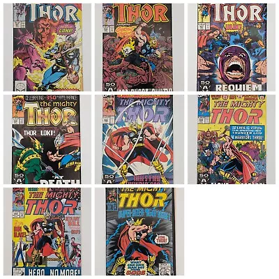 Buy Mighty THOR, Lot Of 8: #401,430,431,432,433,434,442,450 - Marvel Comics 1991 VF+ • 8.67£