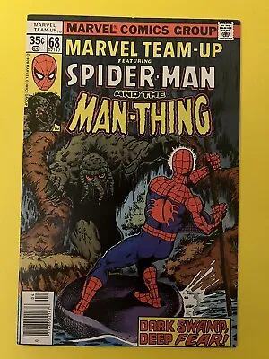 Buy 1978 Marvel Team-Up #68 Spider-Man And The Man Thing Cond. NM • 12.87£