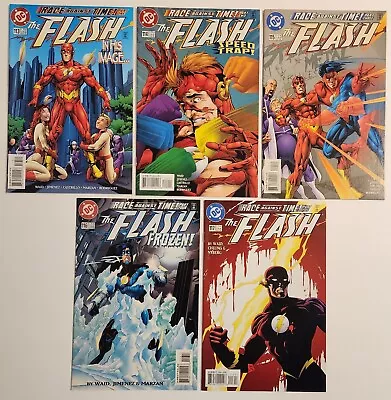 Buy The Flash #113-117 (1996, DC) VF 114 115 116  Race Against Time!  Complete Set • 7.23£