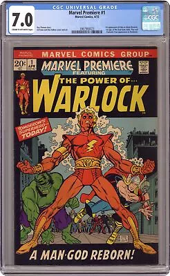 Buy Marvel Premiere #1 CGC 7.0 1972 3967993023 1st App. Warlock • 142.83£