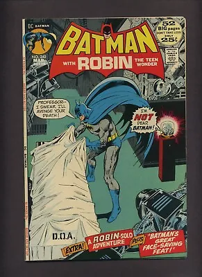 Buy Batman 240 (VF/NM) Neal Adams Cover! Denny O'Neil 1972 DC Comics Q451 • 73.09£