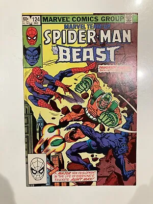 Buy Marvel Team-Up 124 1982 Very Good Condition Spider-Man & Beast • 4.50£