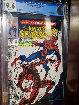 Buy Amazing Spiderman 361 Cgc 9.6 1ST Full Appearance CARNAGE 1st Print! 🔑 Movie • 207.08£