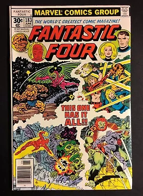 Buy Fantastic Four 183 Tigra Thundra Brute Annihilus V 1 Impossible Man Sal Buscema • 9.46£
