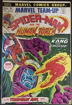 Buy Marvel Team-Up #10 | Ft The Human Torch And The Amazing Spider-man 1973 Marvel | • 39.83£