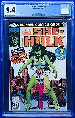 Buy Savage She-hulk #1 (1980) **cgc 9.4** - Origin & 1st App Of She-hulk **hot Key** • 131.92£