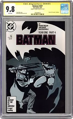Buy Batman #407 CGC 9.8 SS Frank Miller 1987 3964699022 • 351.82£