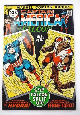 Buy Captain America And Falcon #144 (1971 Marvel) 1st Femme Force Bronze Age Comic • 15.09£