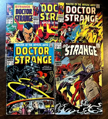 Buy Strange Tales #156 + Doctor Strange #171 - 174 - 175 - 176 (1967) Steranko • 59.13£
