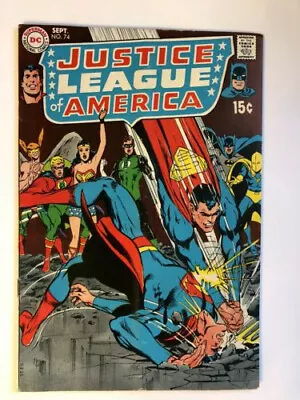 Buy Justice League Of America 74  Black Canary Leaves JSA!  JLA Hi-Grade 1969  • 46.51£