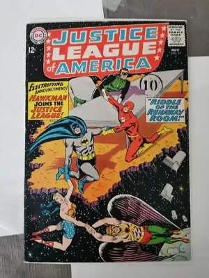 Buy DC JUSTICE LEAGUE OF AMERICA #31 1964 Hawkman Joins The Justice League • 70£