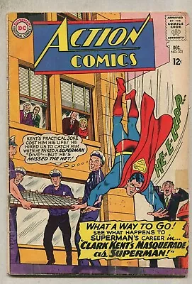 Buy Action Comics- Superman #331 GD/VG Clark Kents Masquerade DC Comics SA • 7.90£