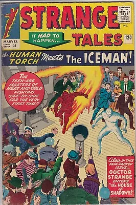 Buy Strange Tales 120 - 1964 - Iceman, Dr. Strange - Fine ++ • 119.99£