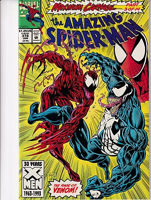 Buy AMAZING SPIDER-MAN Vol. 1 #378 June 1993 MARVEL Comics - Maximum Carnage • 34.31£