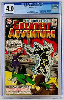 Buy My Greatest Adventure #80 CGC 4.0 First Doom Patrol Appearance 1st D.C. 1963 VG • 394.21£