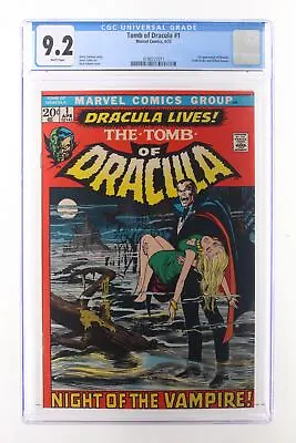 Buy Tomb Of Dracula #1 - Marvel Comics 1972 CGC 9.2 1st Appearance Of Dracula, Frank • 690.88£