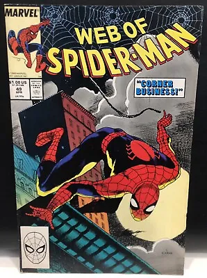 Buy Web Of  SPIDER-MAN #49 Comic Marvel Comics • 2.76£