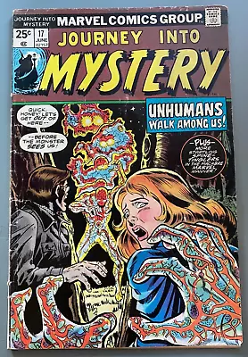 Buy Journey Into Mystery #17 (Marvel Comics 1976) Unhumans Walk Among Us! Horror! • 6.32£
