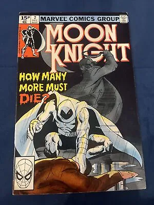 Buy MOON KNIGHT Vol. 1. #2 (1980) - 1st SKID-ROW SLASHER App. UK Pence Variant • 14.99£