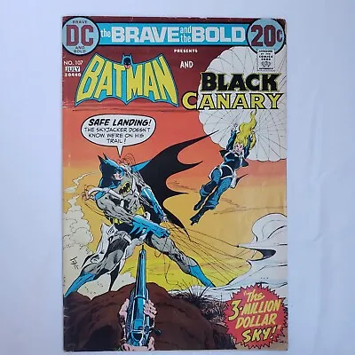 Buy BRAVE AND THE BOLD #107 (DC, 1973) Batman Black Canary VF- Jim Aparo Art Cover • 7.90£