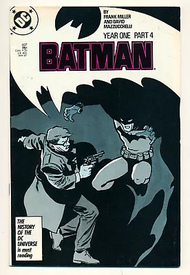 Buy DC Comics Batman Year One Part 4 Issue #407 Comic Book Frank Miller 6.0 FN 1987 • 7.51£