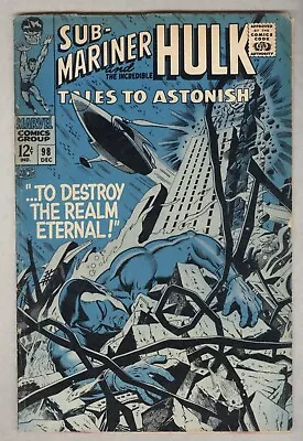 Buy Tales To Astonish #98 December 1967 VG • 11.95£