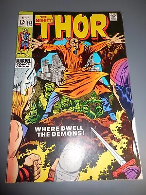 Buy 1969 Marvel The Mighty Thor #163 Fine+ 6.5 • 23.52£