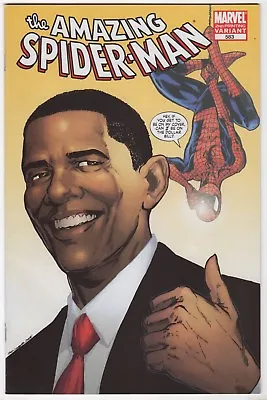 Buy Amazing Spider-Man #583  (2nd Print) Obama Variant VF/NM • 9.95£